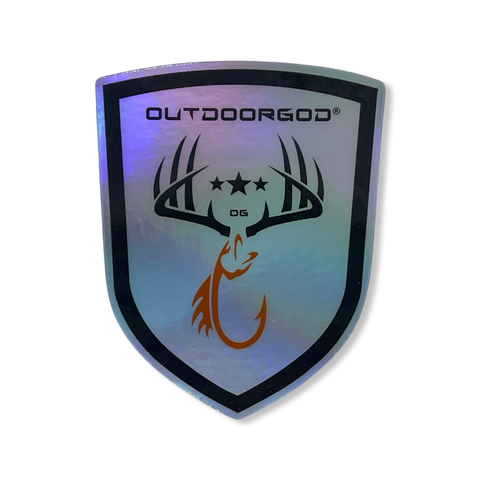 OutdoorGod - Holographic Decal